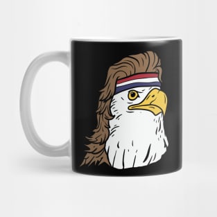 4th of July American Bald Mullet Eagle Shirt Mug